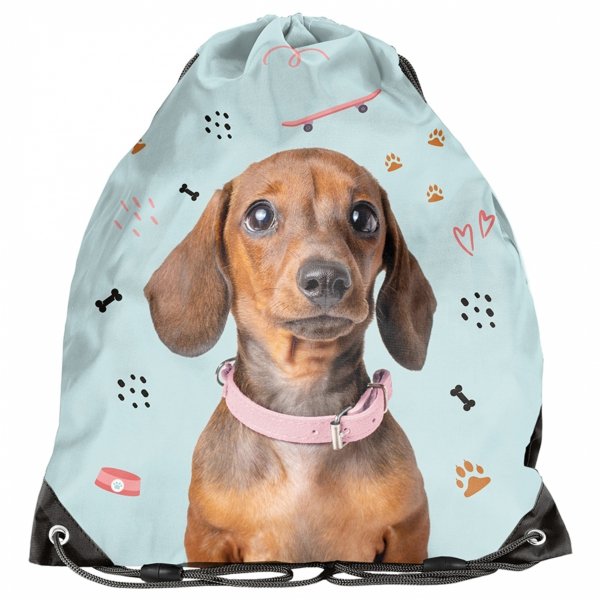 PLECAK PIESEK SZKOLNY POJEMNY DO 1-3 KLASY KOMPLET 3el DLA DZIEWCZYNKI PIES