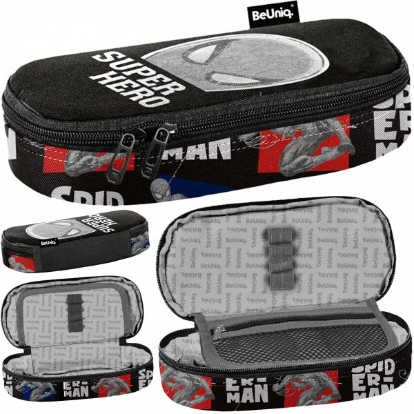 SPIDERMAN PIÓRNIK BeUniq ETUI SZKOLNY USZTYWNIANY CHŁOPIĘCY PASO