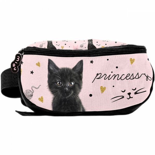 KOTEK SASZETKA NERKA TORBA NA PAS Z KOTKIEM DZIECIĘCA DLA DZIEWCZYNEK CATS