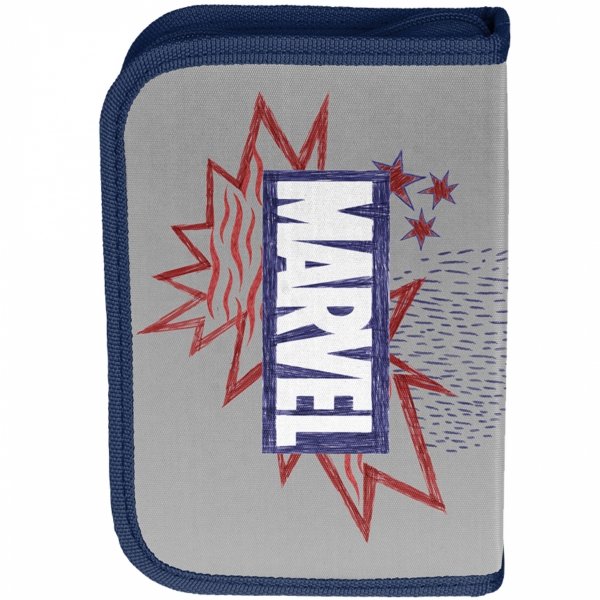 Jednokomorowy Rozkładany Piórnik Marvel SPIDERMAN Szkolny do Podstawówki Chłopięcy do klas 1-4