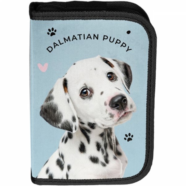 DALMATYŃCZYK PIÓRNIK Z WYPOSAŻENIEM Z PIESKAMI SZKOLNY DZIEWCZĘCY PIESKI