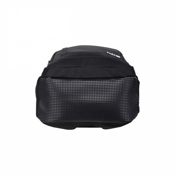 MŁODZIEŻOWY CZARNY PLECAK BIZNESOWY PODRÓŻNY DUŻY MĘSKI DAMSKI PASO