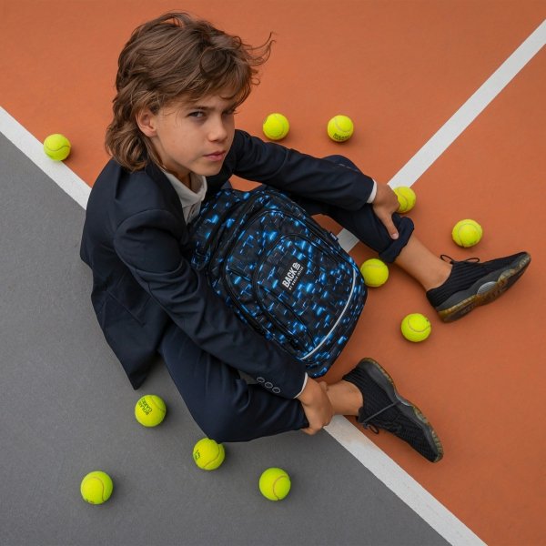 PLECAK BACKUP BYTEWAVE SZKOLNY MŁODZIEŻOWY DLA CHŁOPAKA 4 kom. KOMPLET 5 el