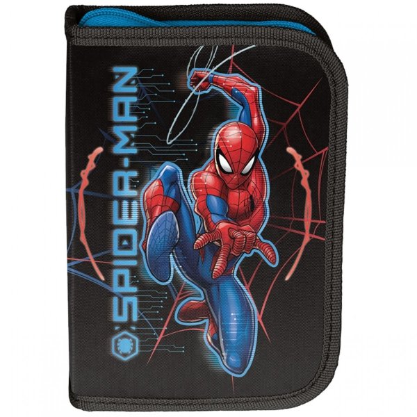 Spiderman Piórnik Szkolny dla Chłopaków Jednokomorowy [SP23PA-P001BW]