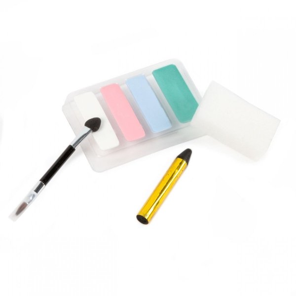 Farby do Twarzy Zestaw z 4 Naklejkami Księżniczka [FDTZNKKA]