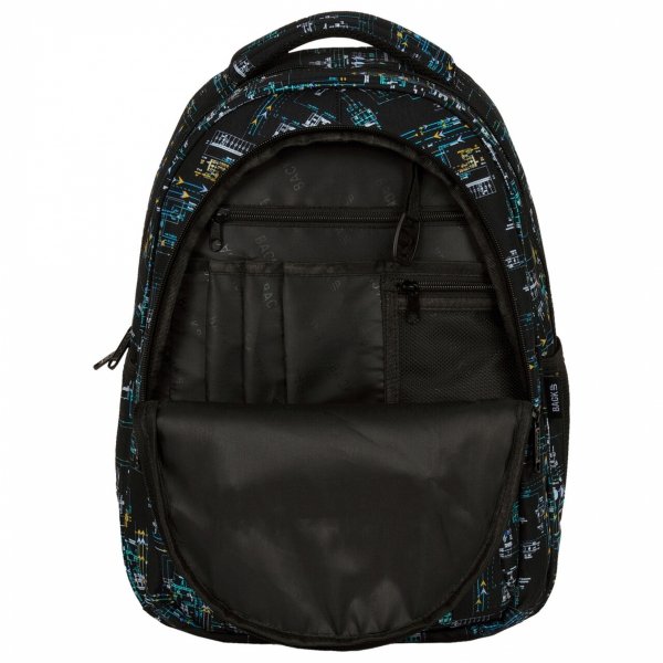 PLECAK MŁODZIEŻOWY BACKUP DLA CHŁOPAKA SZKOLNY UKŁAD SCALONY ZESTAW 4w1