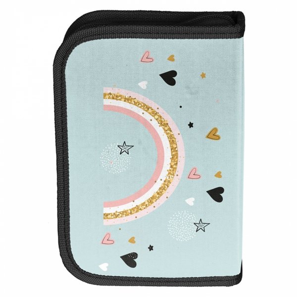 TORNISTER SZKOLNY MIŚ PANDA DZIEWCZĘCY DO PODSTAWÓWKI MIĘTOWY KOMPLET 3w1