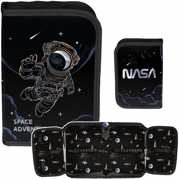 NASA PIÓRNIK SZKOLNY DO PODSTAWÓWKI KOSMOS DO 1 KLASY DLA CHŁOPAKÓW PASO