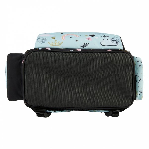 TORNISTER SZKOLNY MIŚ PANDA DZIEWCZĘCY DO PODSTAWÓWKI MIĘTOWY KOMPLET 5el