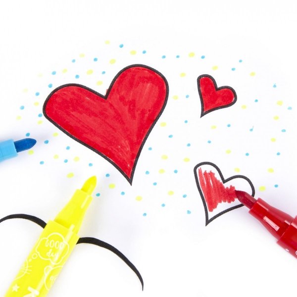 Pisaki Flamastry Jumbo Grube 12 Kol Mazaki Kidea Modne [FJ12KKA]