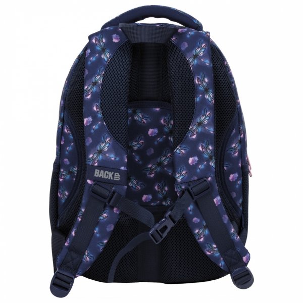 BackUp Ważki zestaw 5w1 Plecak Szkolny dziewczęcy [PLB5A24]