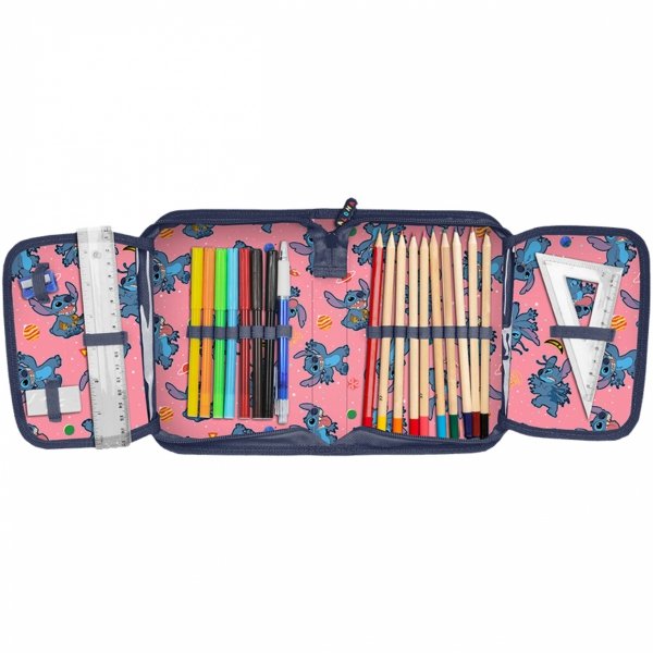STITCH TORNISTER KOMPLET 6w1 DLA DZIEWCZYNEK DO PODSTAWÓWKI DO 1 KLASY