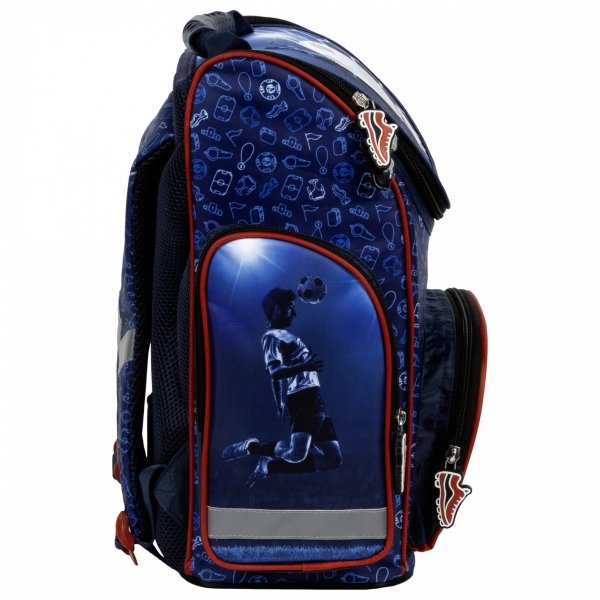 FOOTBALL TORNISTER SZKOLNY DO 1 KLASY PODSTAWÓWKI ZESTAW 5w1 DLA CHŁOPAKÓW