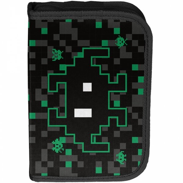 KOMPLET 5w1 GAMER PLECAK DLA CHŁOPAKA SZKOLNY PIKSELE GAMING GRA PIKSELE