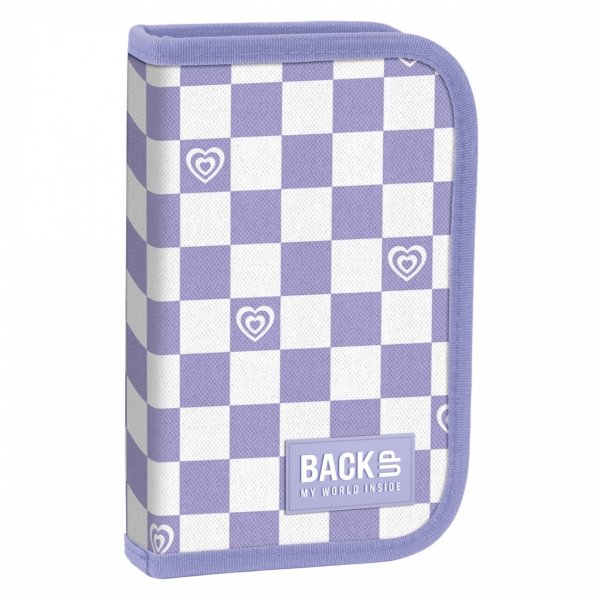 FIOLET SZACHOWNICA MŁODZIEŻOWY PLECAK BACKUP DZIEWCZĘCY SZKOLNY ZESTAW 3ele