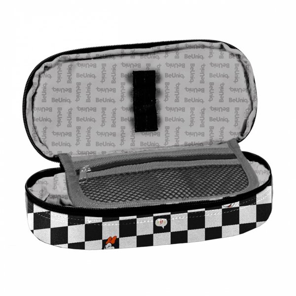 SZACHOWNICA PLECAK MŁODZIEŻOWY SZKOLNY CZARNY BeUniq 4 KOMOROWY ZESTAW 5w1