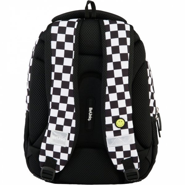 SMILEY PLECAK DLA MŁODZIEŻY SZACHOWNICA SZKOLNY PASO BEUNIQ KRATOWNICA