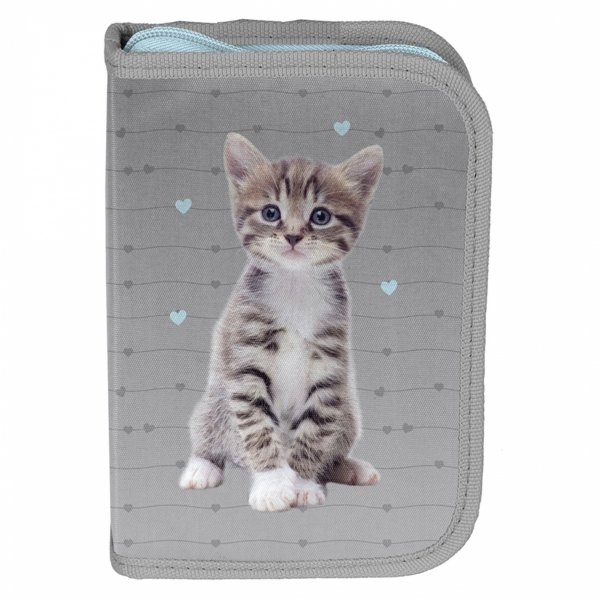 KOTY TORNISTER SZKOLNY ZESTAW 5w1 Z KOTKIEM DO KLAS 1-4 DO PODSTAWÓWKI