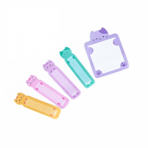 KOTY Karteczki Samoprzylepne Kidea do Notatek z Kotkami