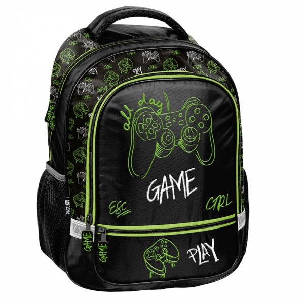 PLECAK GAMEPAD SZKOLNY GRA DO 1 KLASY PODSTAWÓWKI DLA CHŁOPAKA KOMPLET 5el
