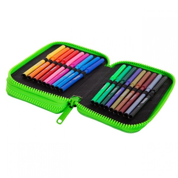 Minecraft Piórnik Cp Coolpack Szkolny 2 kom. Piksele z Wyposażeniem [C66199/E]