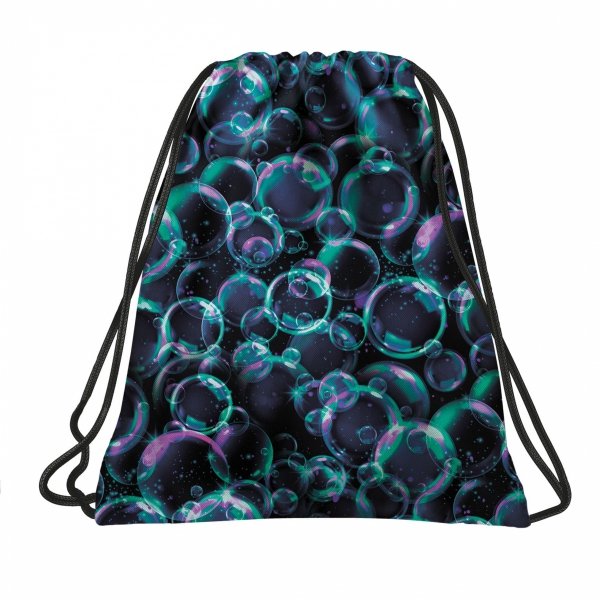 BACKUP PLECAK MŁODZIEŻOWY BAŃKI SZKOLNY DZIEWCZĘCY ZESTAW 3w1 BUBBLE