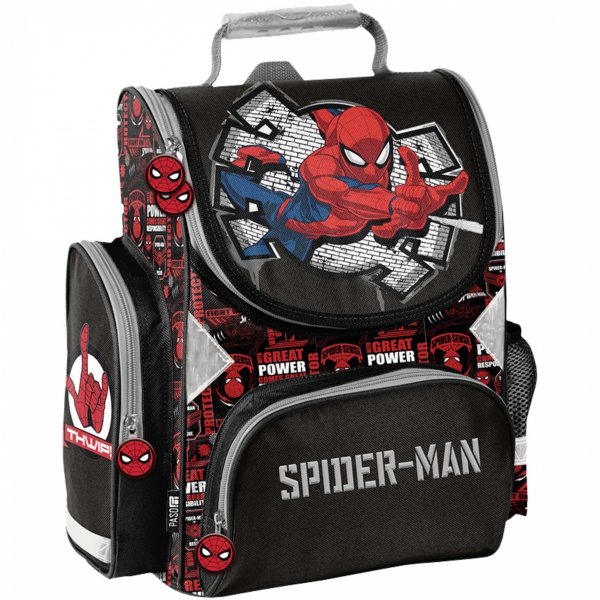 ZESTAW 3w1 TORNISTER SPIDER-MAN SZKOLNY MARVEL DLA CHŁOPAKÓW DO 1 KLASY