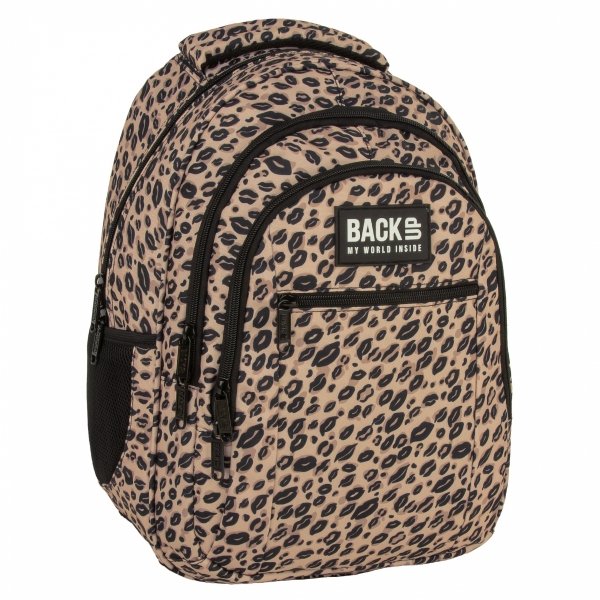 PANTERKA MŁODZIEŻOWY SZKOLNY PLECAK BACKUP ZESTAW 5w1 USTA DLA DZIEWCZYNY