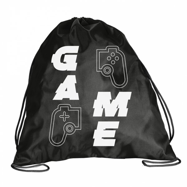 GAMEPAD CZARNY WOREK NA WF STRÓJ KAPCIE OBUWIE GAME DLA CHŁOPAKA BeUniq