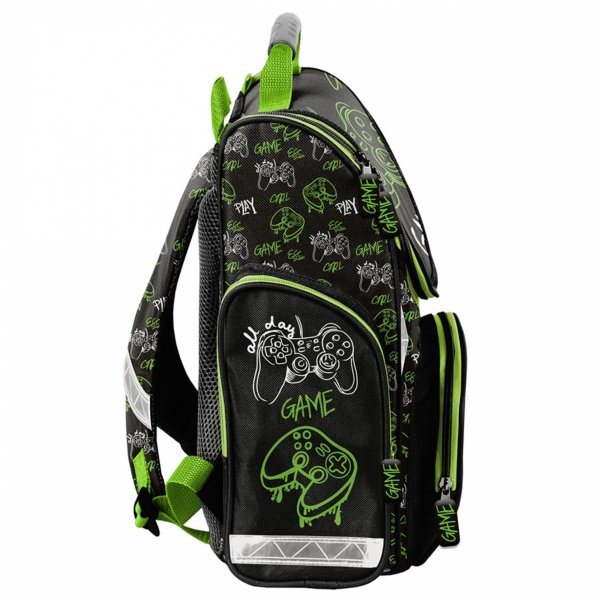 TORNISTER GAMEPAD GRA SZKOLNY GAMING GRY CHŁOPIECY DO KLAS 1-4 ZESTAW 3w1