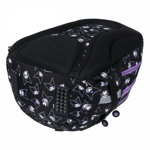 KUROMI BLACK PLECAK KOMPLET 5 ele MAJEWSKI DLA DZIEWCZYNY 4-komorowy