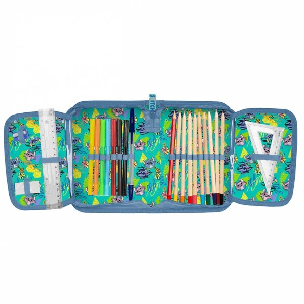 STITCH TORNISTER DO PODSTAWÓWKI DLA DZIEWCZYNEK ZESTAW 6 ele. LILO i STICH