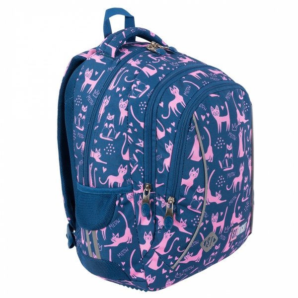 Big zestaw Kotek Plecak St.Right Szkolny Szkolny wygodny [BP26]