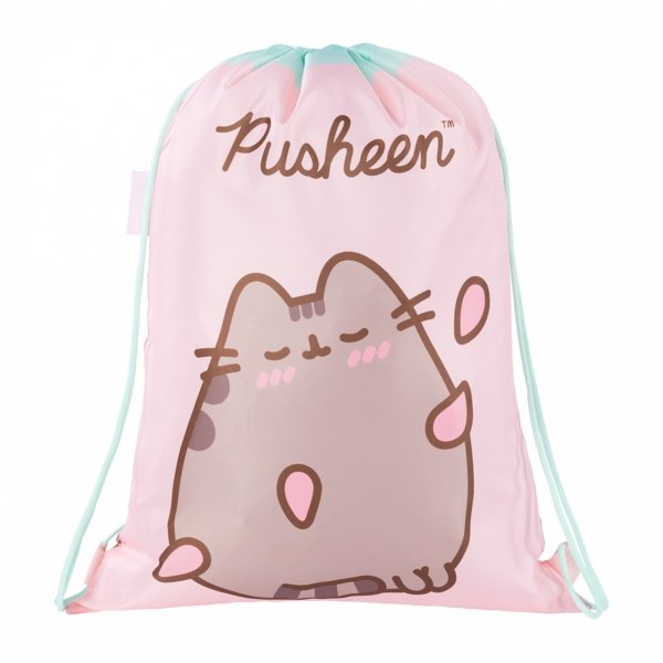 PUSHEEN PINK KOMPLET 5w1 MAJEWSKI DLA DZIEWCZYNEK PLECAK KOT KOTKI
