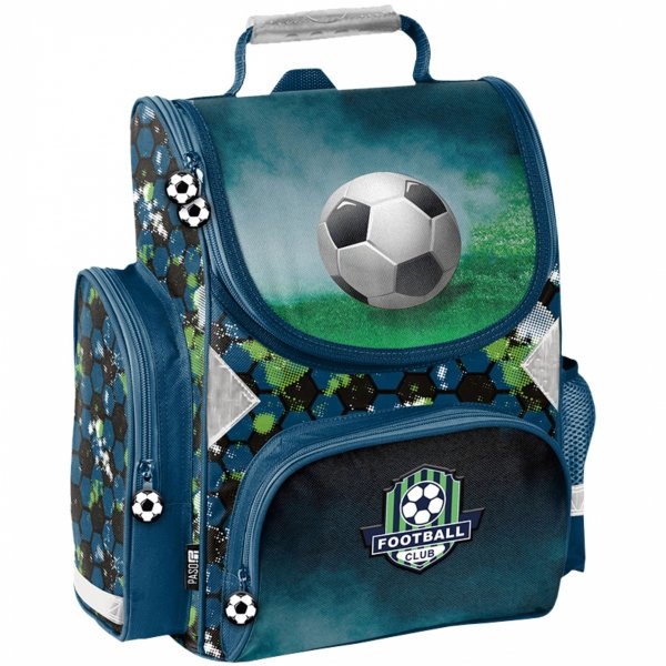 KOMPLET 5w1 PIŁKARSKI TORNISTER SZKOLNY CHŁOPIĘCY DO KLAS 1-4 PIŁKA NOŻNA