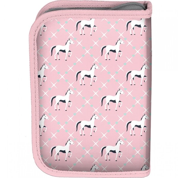 Piórnik Koń z Wyposażeniem Szkolny z Koniem Konie [PP23KO-P001]