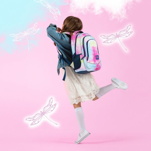 Modowy Dziewczęcy Plecak Szkolny Backup Zestaw [PLB5X29]
