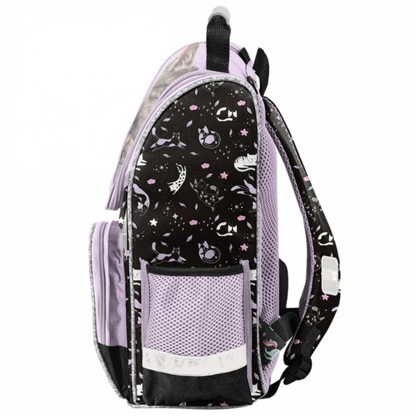 KOT DZIEWCZĘCY TORNISTER SZKOLNY Z KOTKIEM DO 1 KLASY KOTEK KOMPLET 3w1