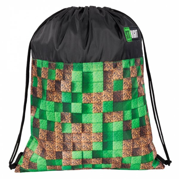 ZESTAW 3w1 PLECAK ST.RIGHT PIKSELE SZKOLNY MŁODZIEŻOWY GAMER GAMING