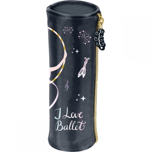 Baletnica Piórnik Tuba Okrągły Szkolny Paso Czarny [PP23BN-003]