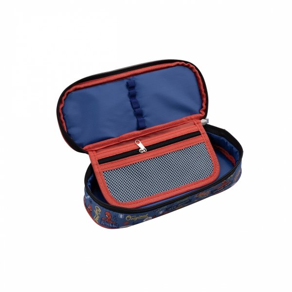 PIÓRNIK SPIDERMAN SZKOLNY SASZETKA MARVEL Z KLAPKĄ ETUI DLA CHŁKOPAKA