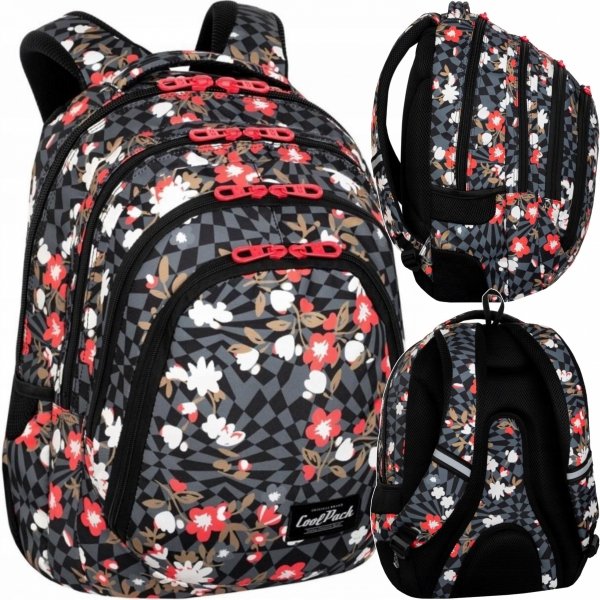 PLECAK COOLPACK CP MŁODZIEŻOWY SZKOLNY DRAFTER VENICE KWIATY PATIO 