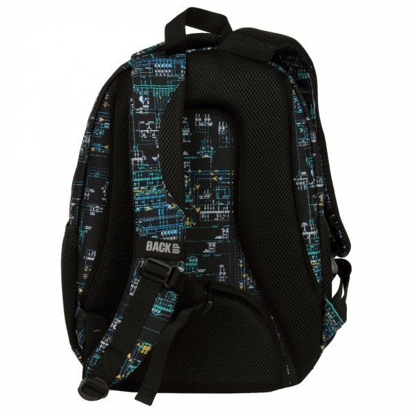 KOMPLET 4w1 PLECAK MŁODZIEŻOWY BACKUP DLA CHŁOPAKA SZKOLNY UKŁAD SCALONY