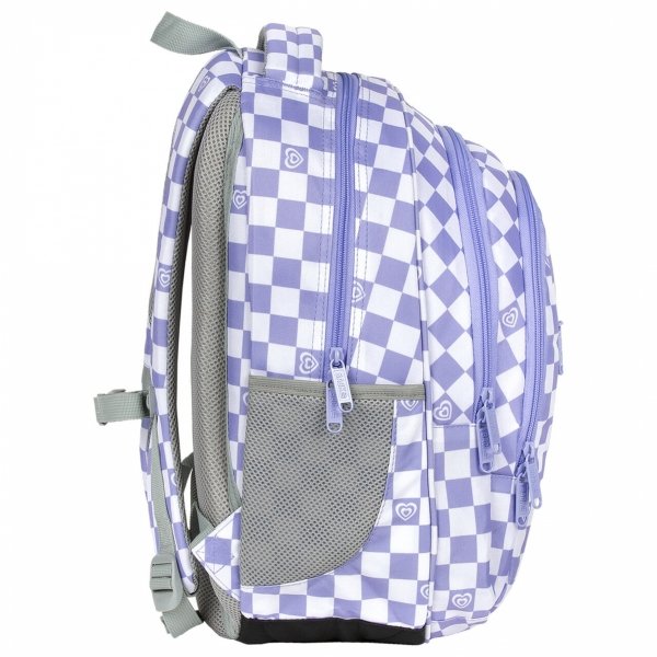 PLECAK BACKUP SZACHOWNICA MŁODZIEŻOWY DLA DZIEWCZYNY SZKOLNY KOMPLET 5el