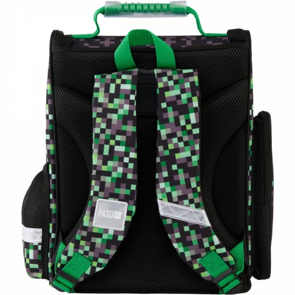 KOMPLET 3w1 TORNISTER SZKOLNY GAMING GAMER DLA CHŁOPAKÓW PODSTAWÓWKI PIKSELE