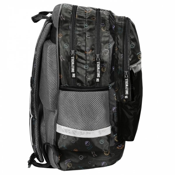 PLECAK  SMILEY SZKOLNY EMOTKI DO 1-3 KLASY PODSTAWÓWKI EMOTIKONY ZESTAW 5w1