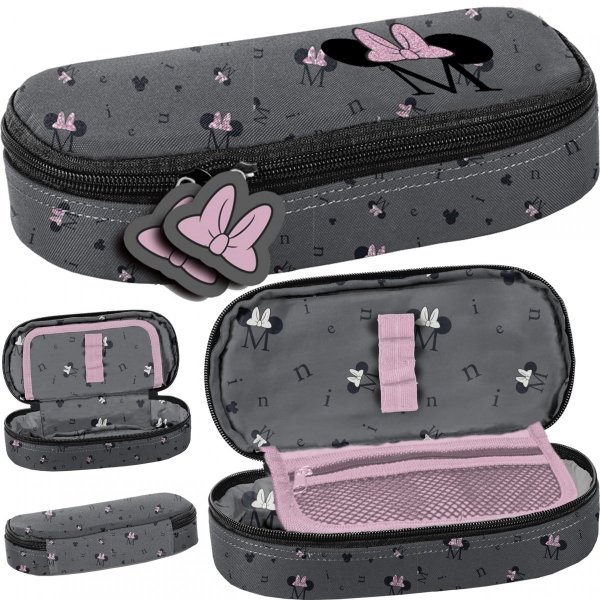 Myszka Minnie Szary Szkolny dla Nastolatki Pojemny [DM22BB-013]