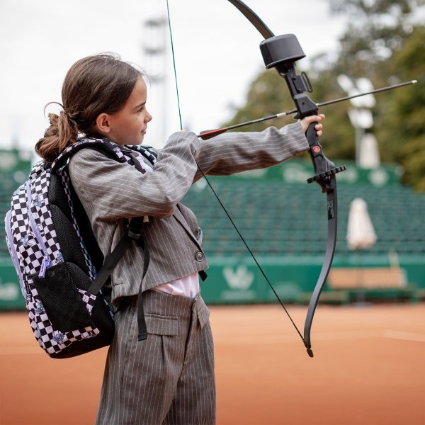 PLECAK BACKUP SZKOLNY MŁODZIEŻOWY 3 kom. SZACHOWNICA FUZZ KOMPLET 5elem.