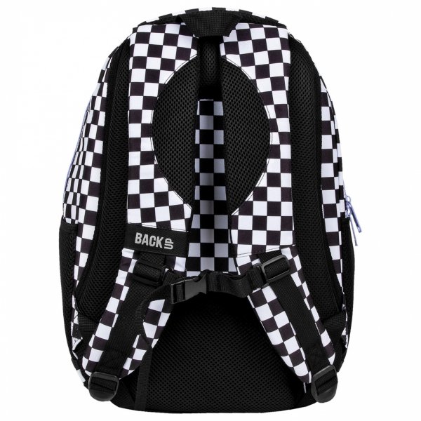 FIOLET SZACHOWNICA PLECAK ZESTAW 5 ele MŁODZIEŻOWY BACKUP SZKOLNY KRATKA