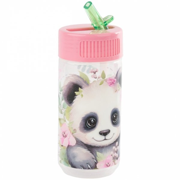 BIDON MIŚ PANDA DERFORM DLA DZIEWCZYNEK BUTELKA NA NAPÓJ PICIE 330ml